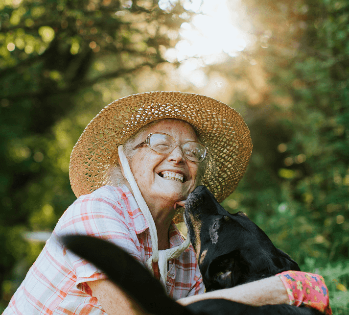 A pet owner with their dog — National Pet Guardian Registry