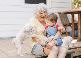 couple with cats