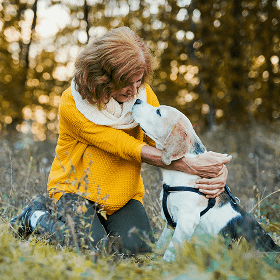 Man with Cat